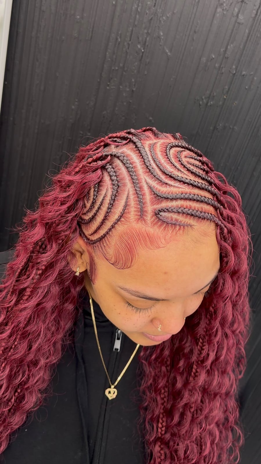 Braids With Long Wavy Dark Hair — Simple Fulani Braids Hairstyles