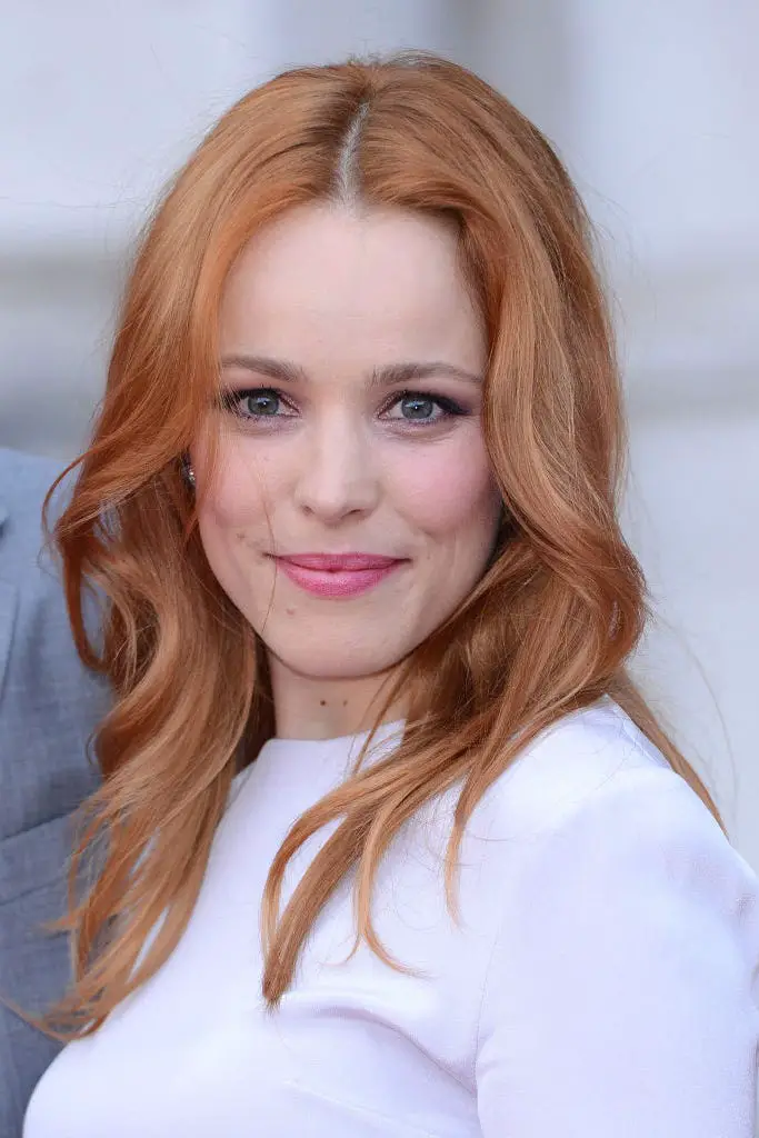 Collarbone Waves With Strawberry Blonde Ginger Collarbone Waves With Strawberry Blonde Ginger — Simple Ginger Highlights