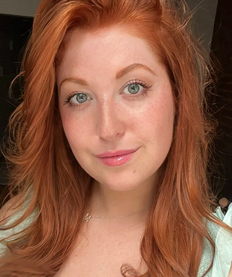 Shoulder Length Air Dried Waves With Ginger Shoulder Length Air Dried Waves With Ginger — Simple Ginger Highlights