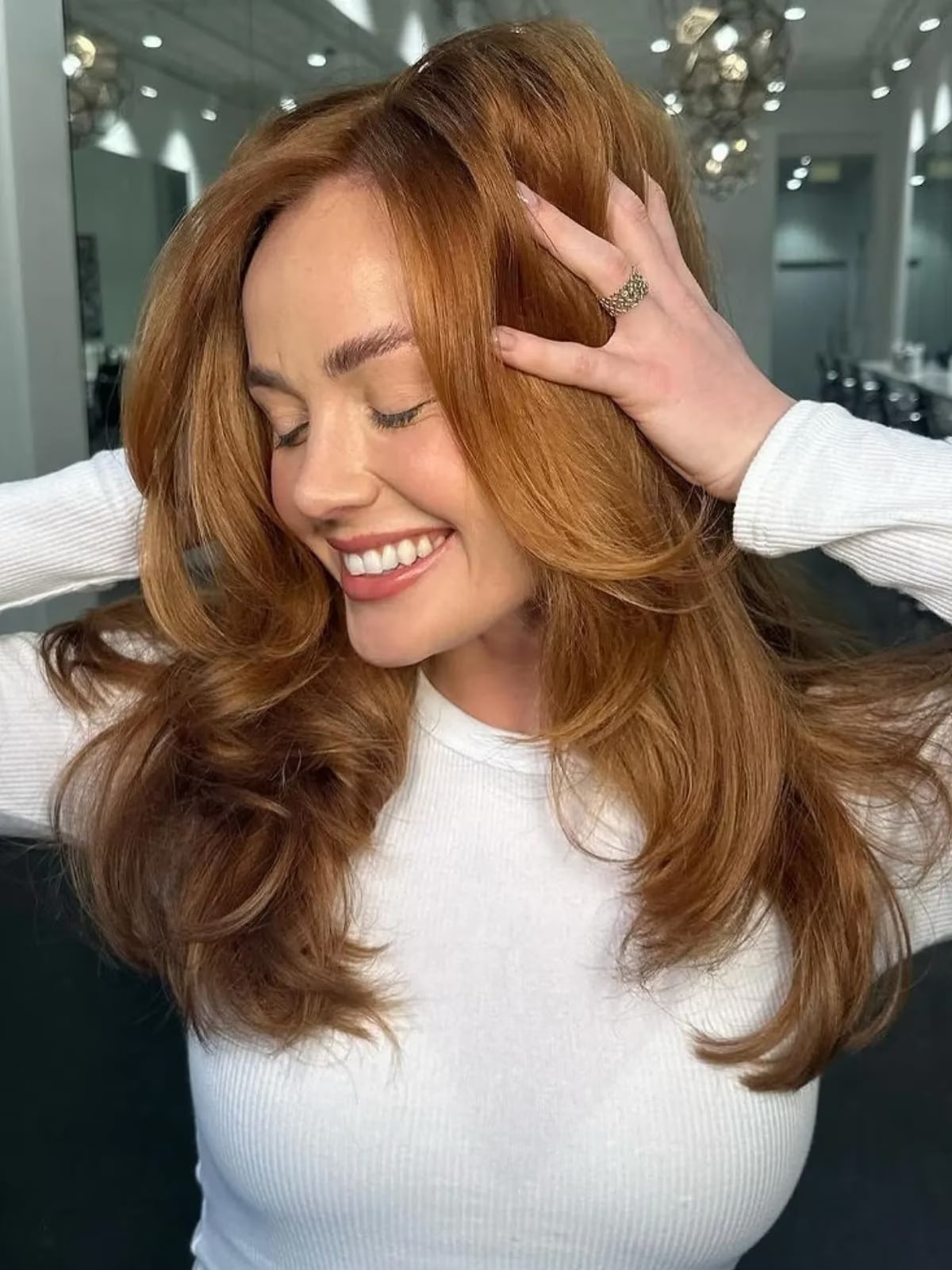 Copper Blonde Hair Color Ideas Copper Blonde Hair Color Ideas — Simple Ginger Highlights