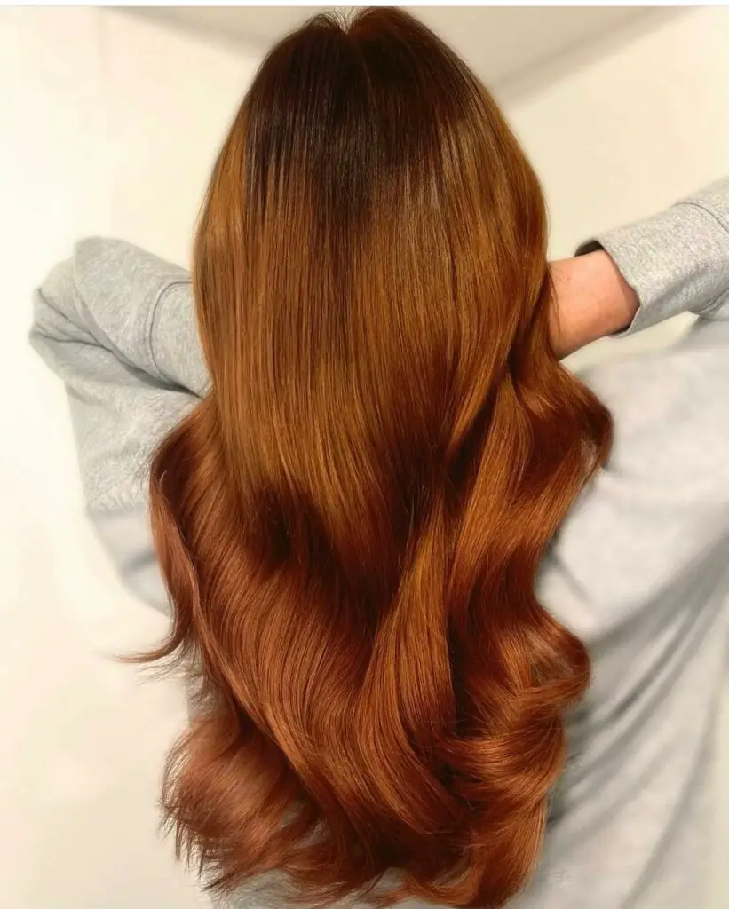Soft Waves With Root Shadow Transition Soft Waves With Root Shadow Transition — Simple Ginger Highlights
