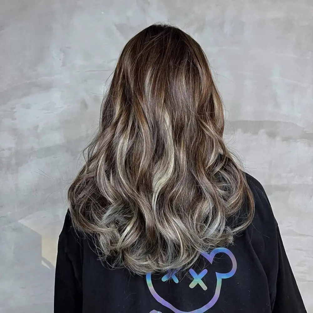 Dark Base With Distinct Ash Gray Highlights — Simple Gray Highlights