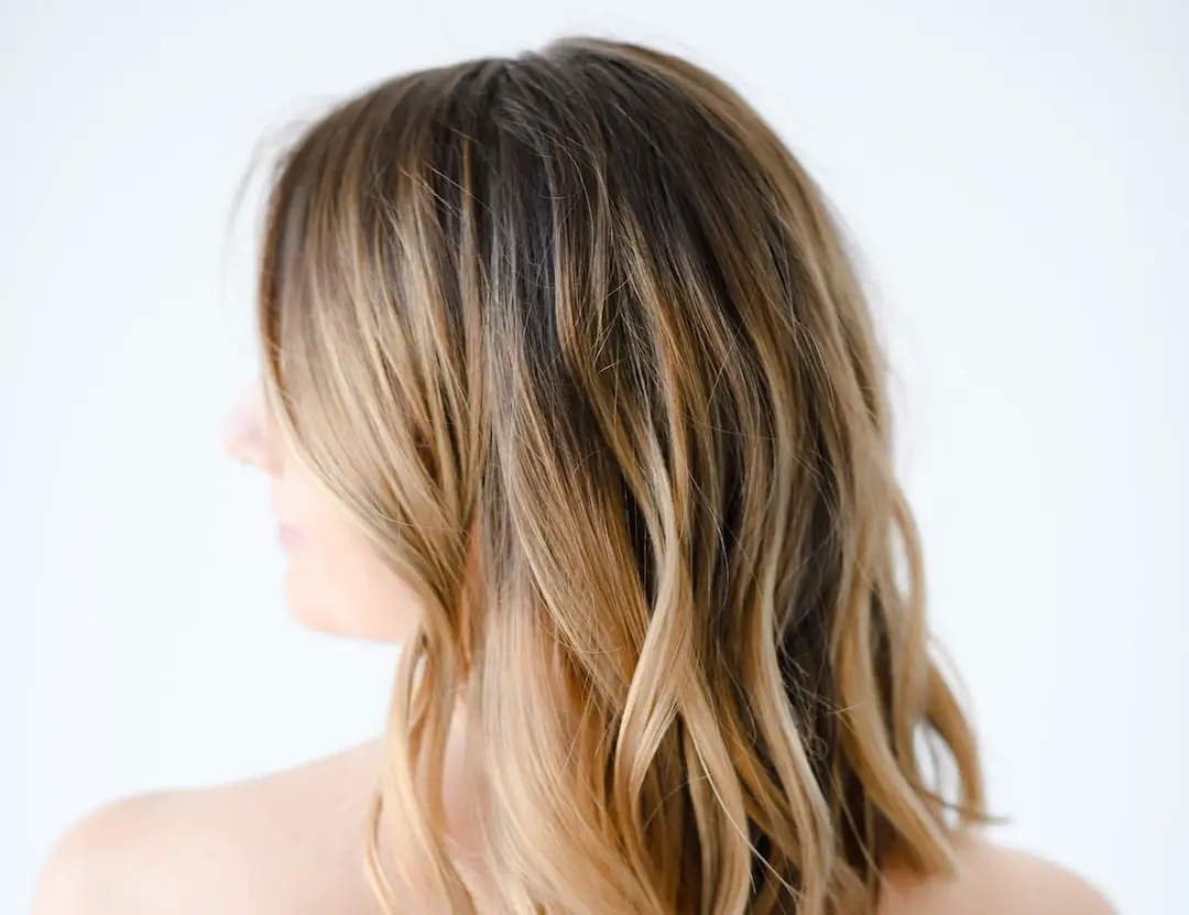 Collarbone Medium Brown Blonde Balayage — Simple Hair Color Chart