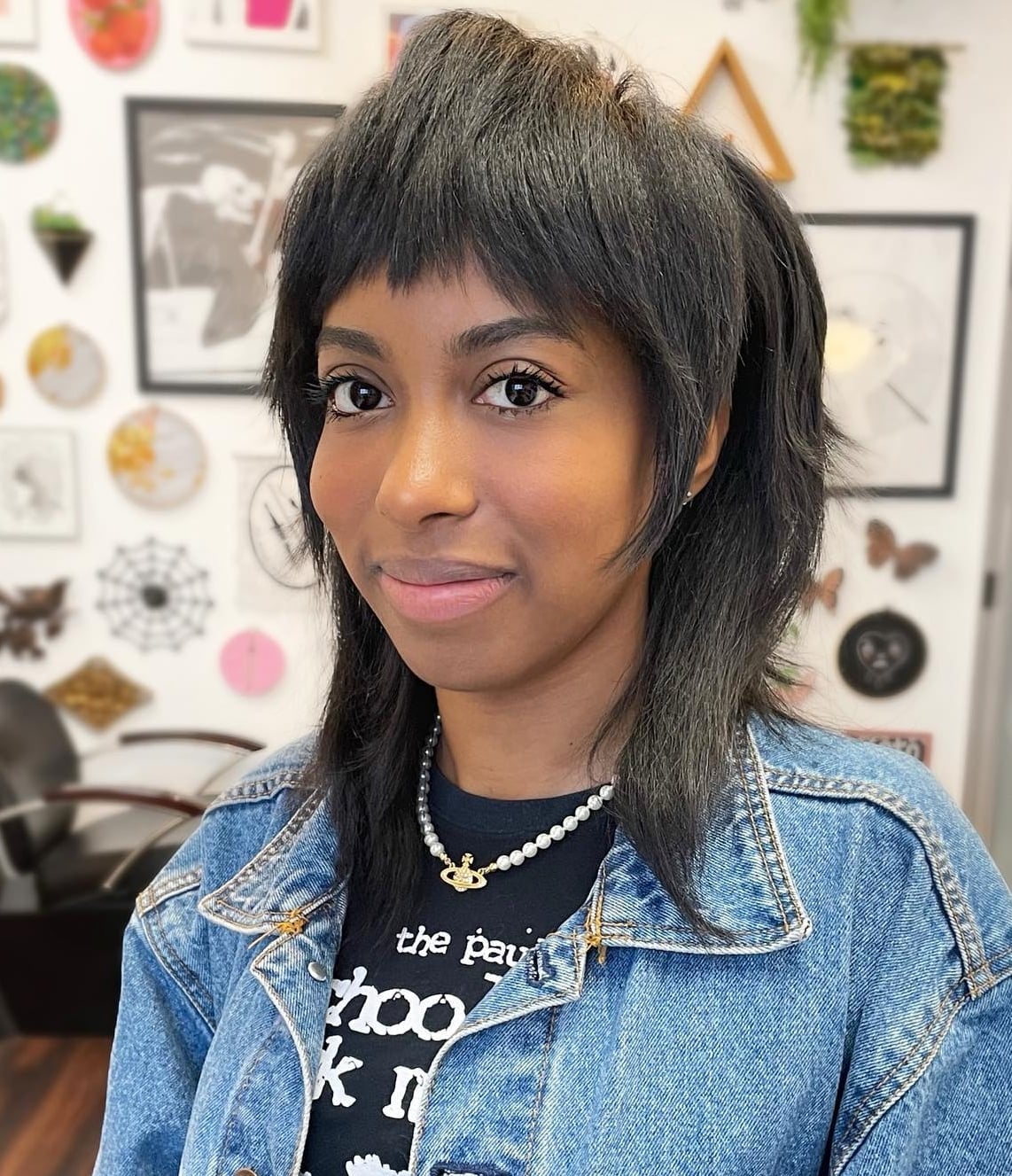 Shoulder-Length Shag With Choppy Layers — Simple Haircuts for Black Women