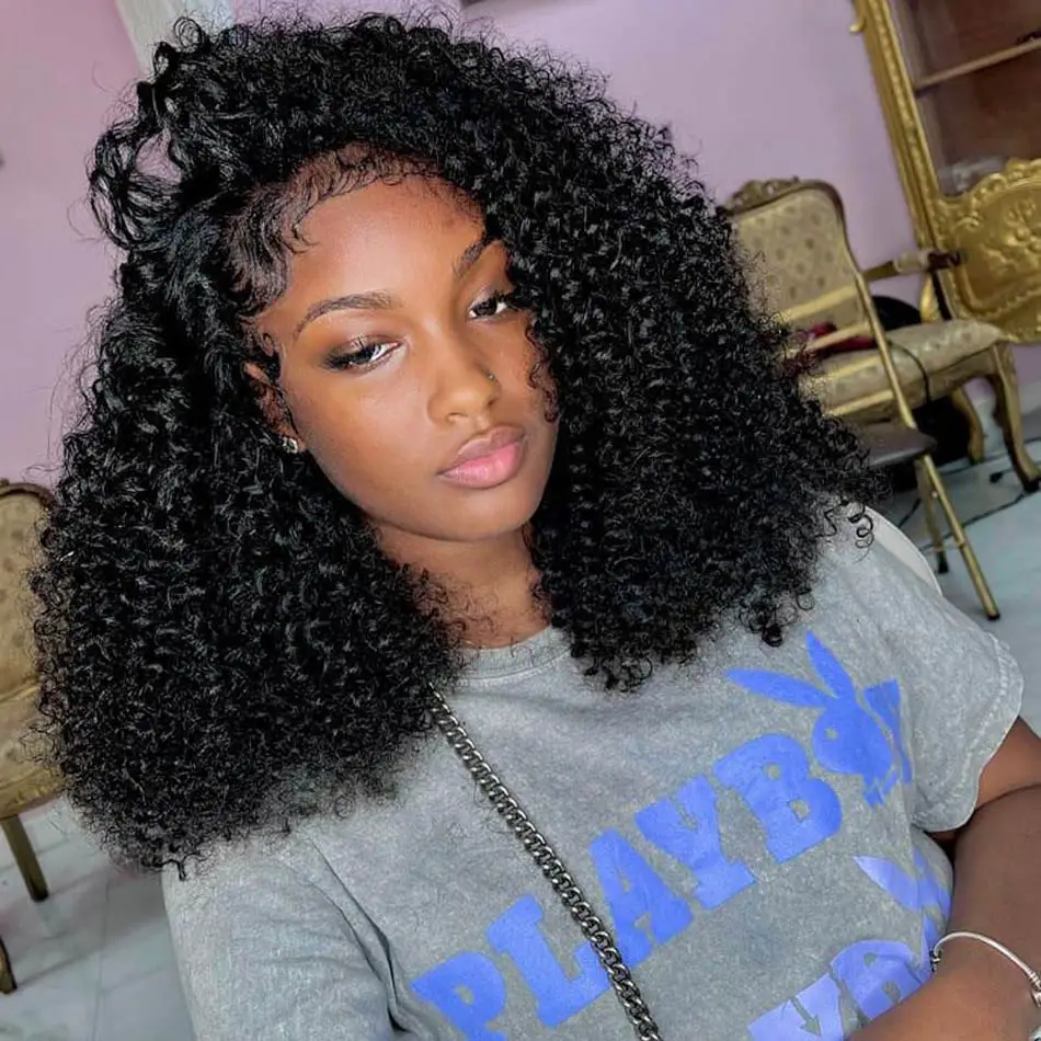 Collarbone Cut With Wispy Bangs And Loose Curls — Simple Haircuts for Black Women