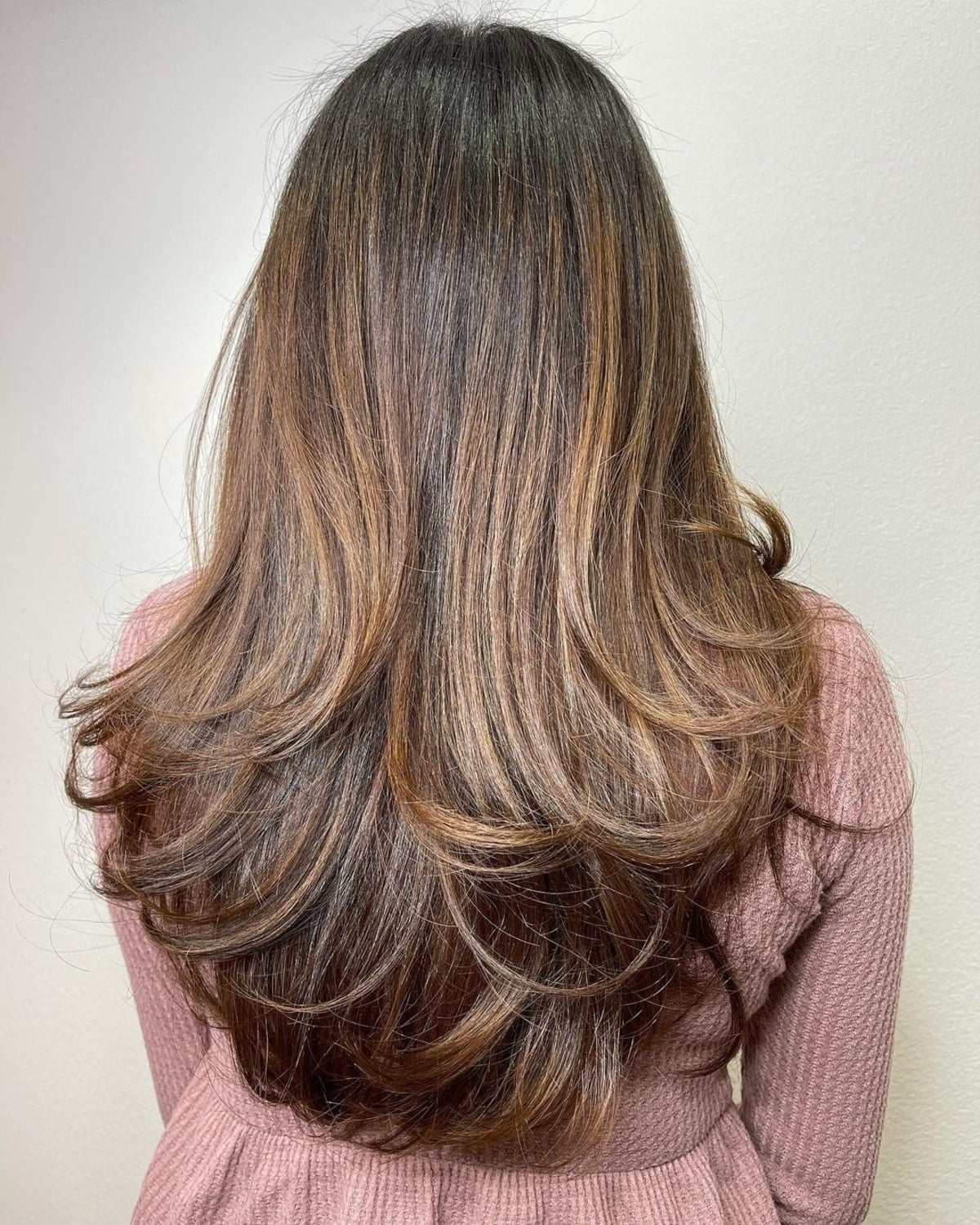 Mid-Back Layers Dark Brown Mid-Back Layers Dark Brown — Simple Haircuts for Thick Hair