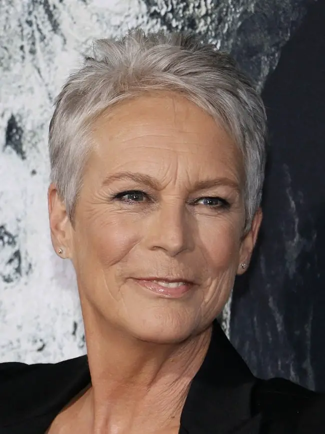 Textured Silver Pixie With Side-Swept Bangs Textured Silver Pixie With Side-Swept Bangs — Simple Haircuts for Women over 60