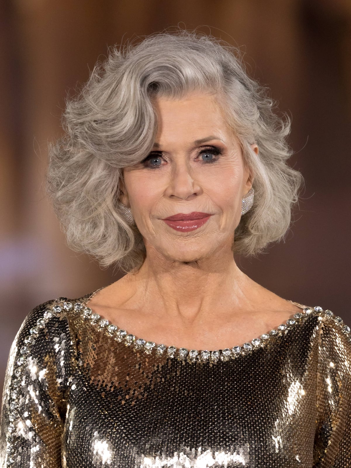 Chin Length Gray Bob Soft Waves Chin Length Gray Bob Soft Waves — Simple Haircuts for Women over 60