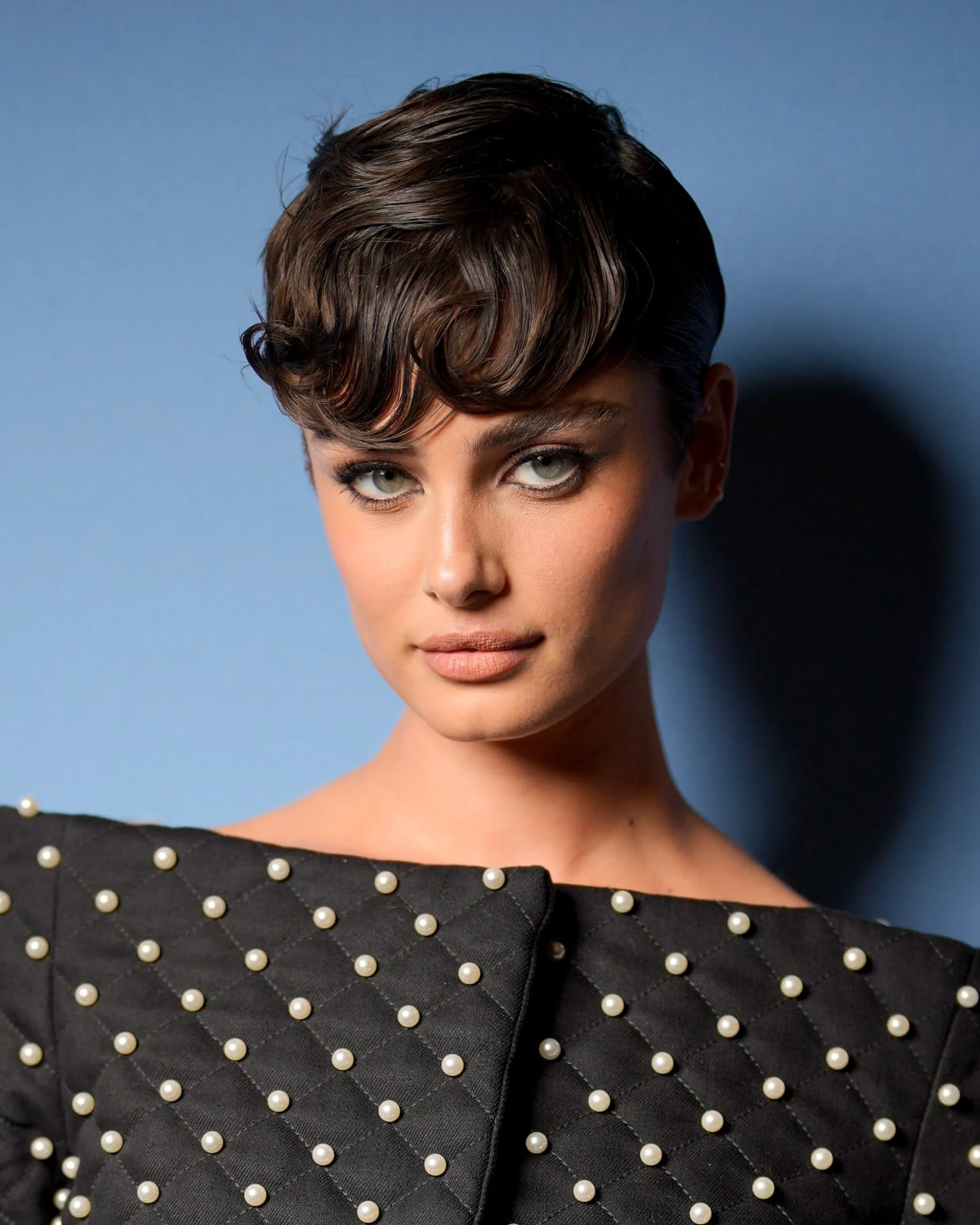 Dark Brown Pixie With Textured Waves — Simple Hairstyles for Short Hairs.