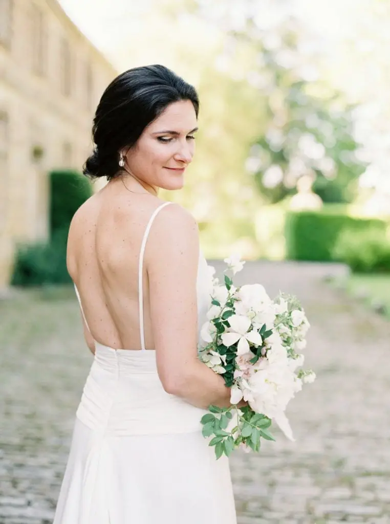 Textured Ash Blonde Bob With Curtain Bangs — Simple Hairstyles for Wedding