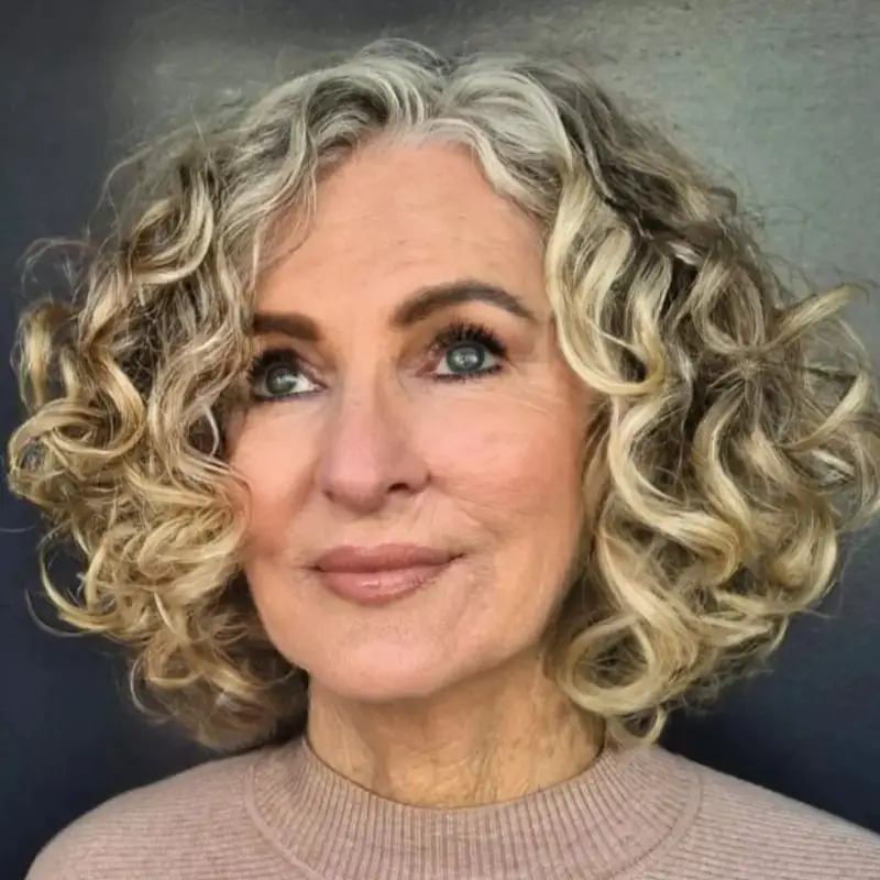 Collarbone Layers With Voluminous Waves — Simple Hairstyles for Women over 60
