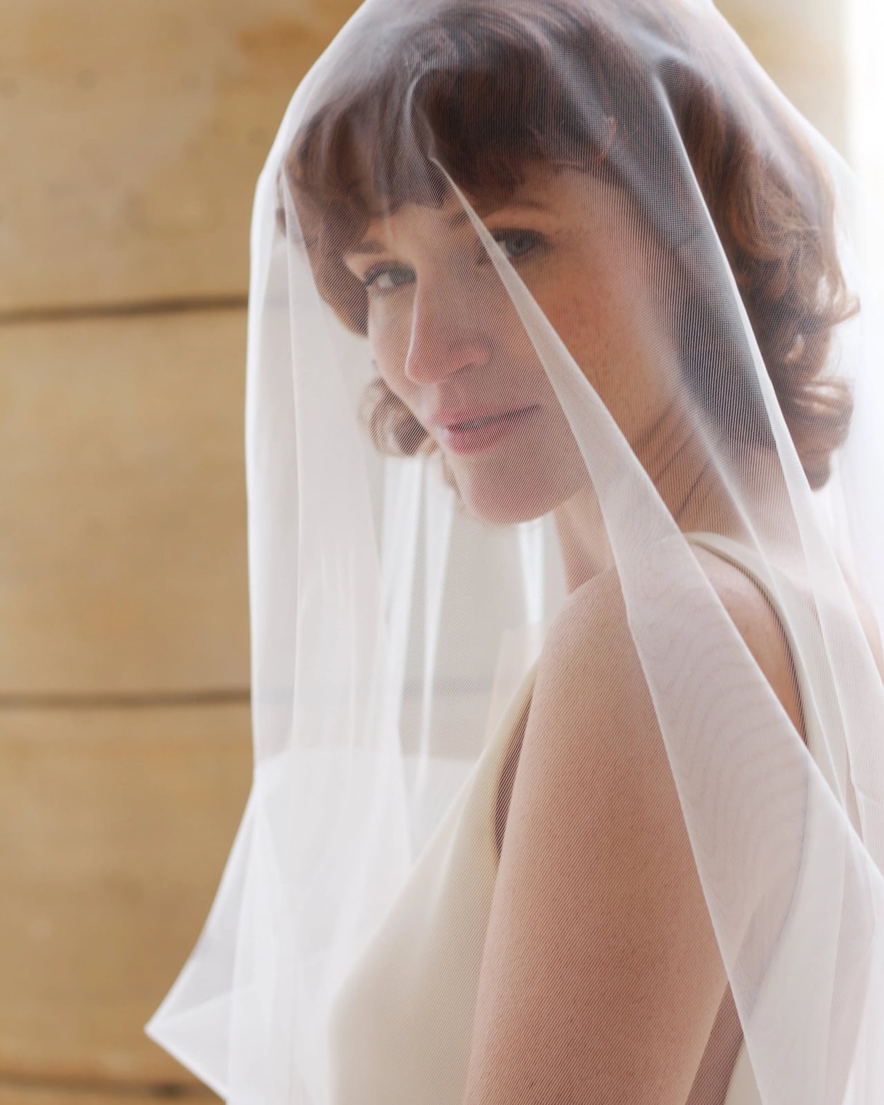 Short Curly Red Hair With Veil Short Curly Red Hair With Veil — Simple Hairstyles with Veil