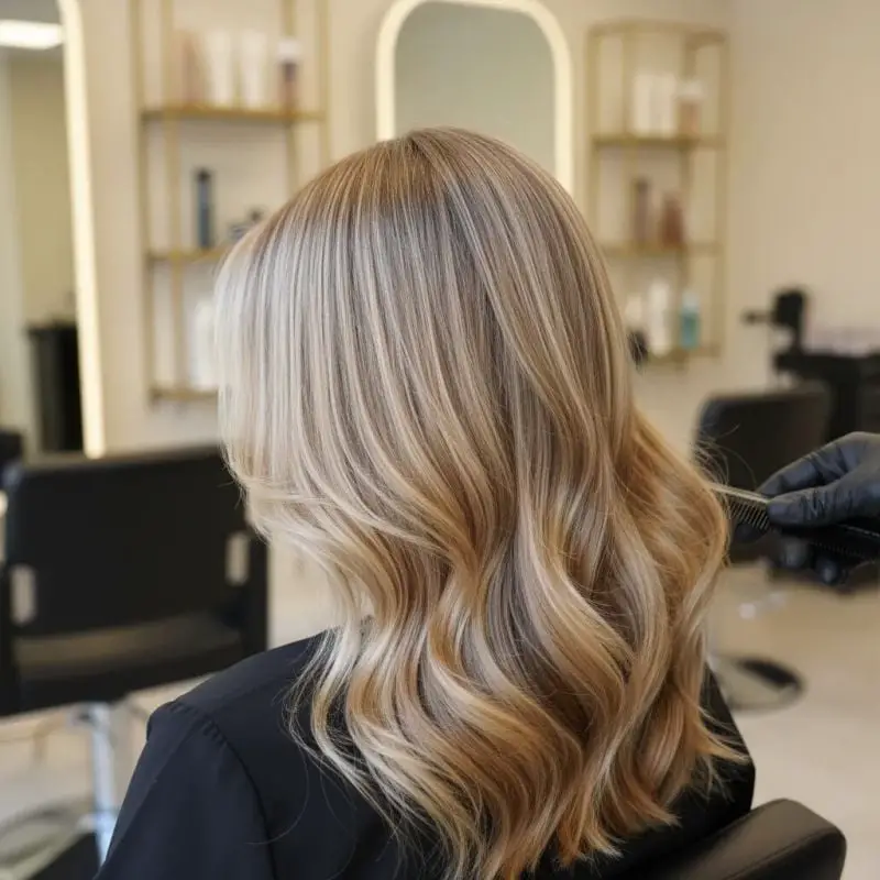Collarbone Blonde With Lighter Dimensional Highlights Collarbone Blonde With Lighter Dimensional Highlights — Simple Highlights on Blonde Hair