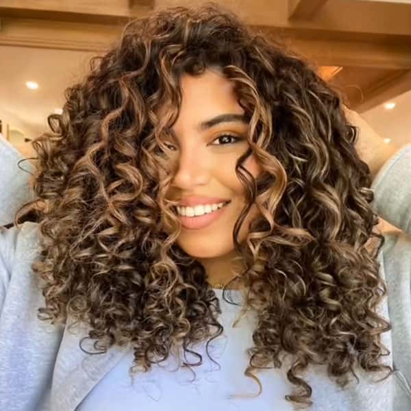 Honey Brunette With Blonde Balayage Highlights — Simple Honey Balayage