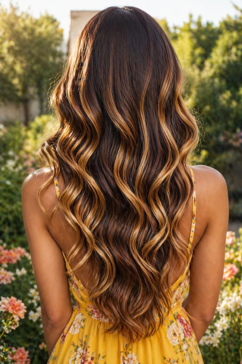 Dark Brown Base With Warm Honey Blonde Highlights Dark Brown Base With Warm Honey Blonde Highlights — Simple Honey Highlights