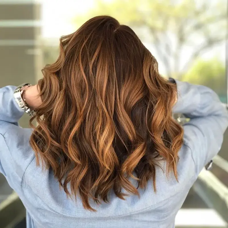 Shoulder Length Light Brown With Honey Highlights Shoulder Length Light Brown With Honey Highlights — Simple Honey Highlights
