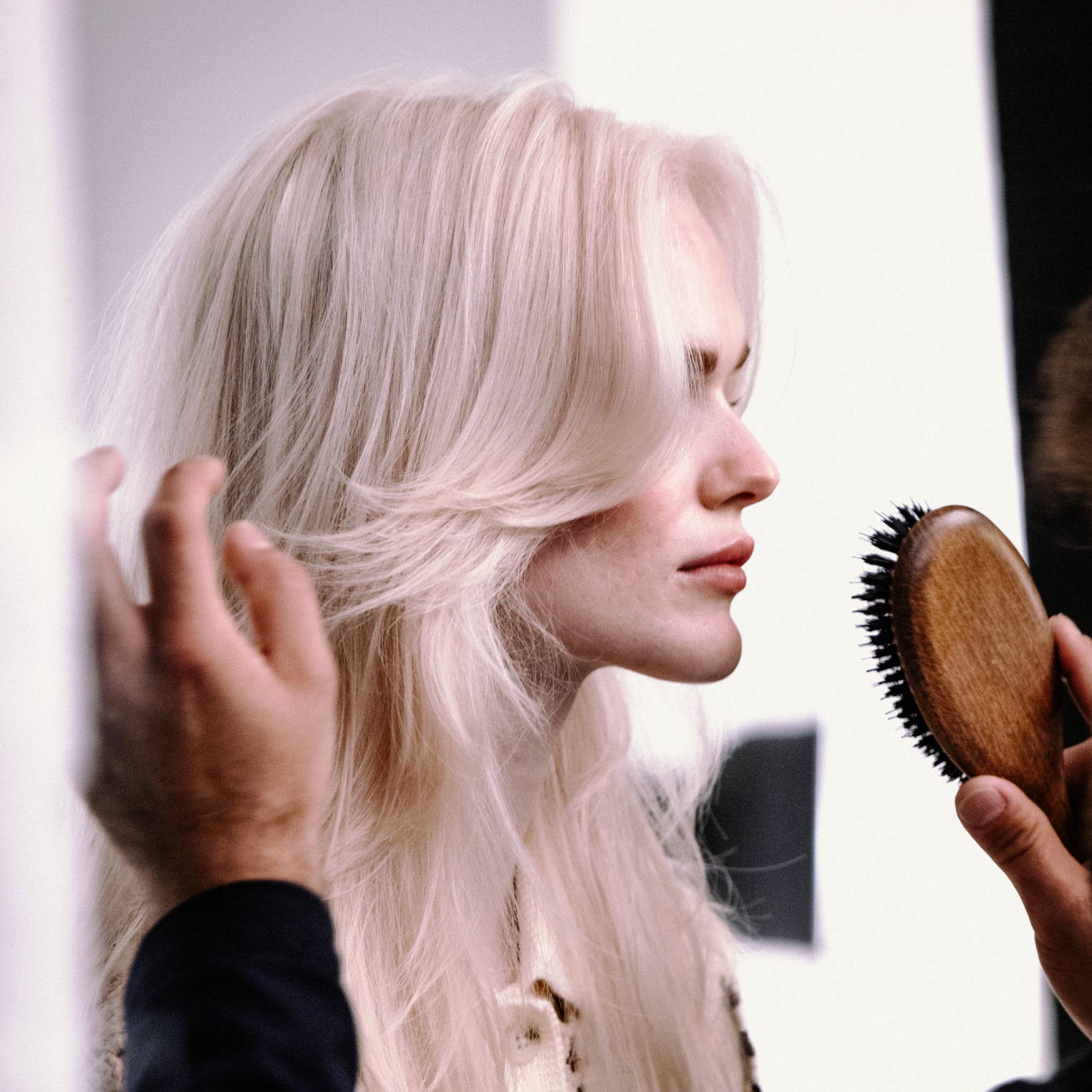 Blonde Layered Cut Soft Hairstyle — Simple Hush Cut