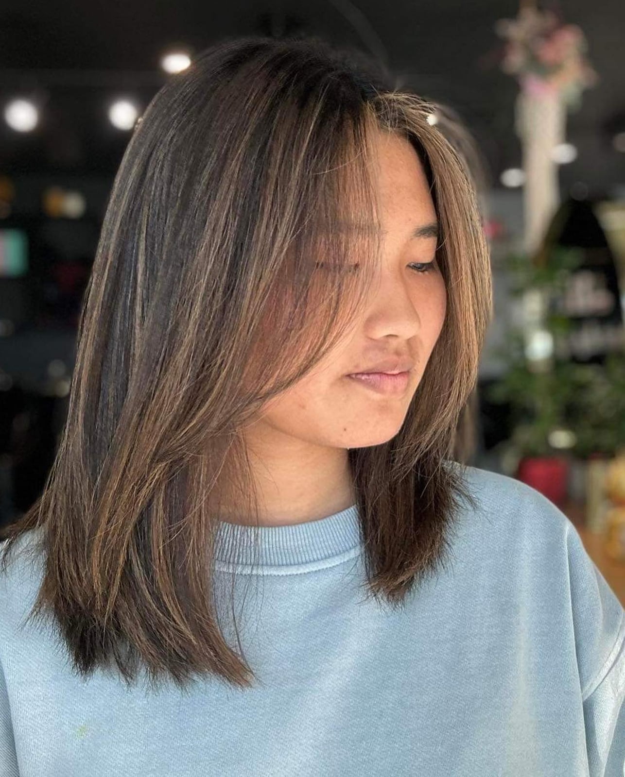 Collarbone Layers With Face-Framing and Medium Density — Simple Japanese Hairstyles
