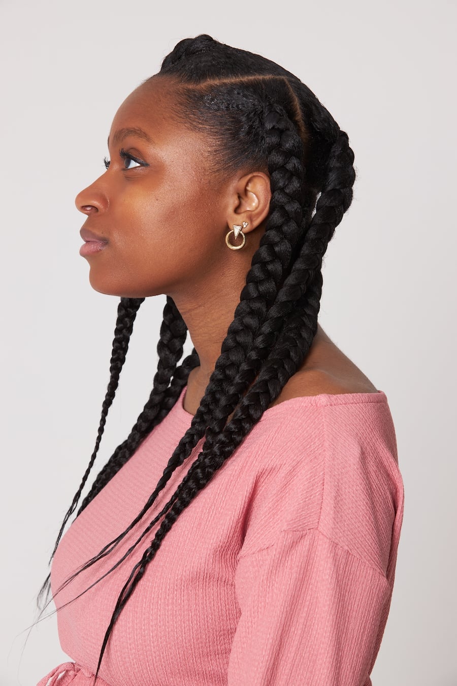 Large Knotless Braids Past Shoulder Length Large Knotless Braids Past Shoulder Length — Simple Large Knotless Braids