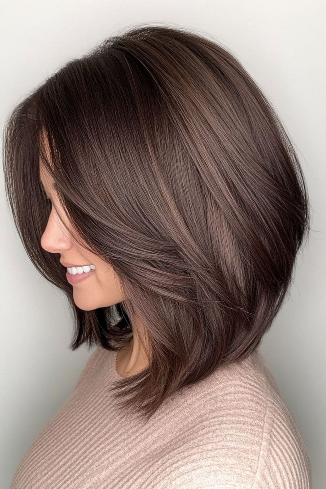 Collarbone Layered Bob With Face-Framing Layers — Simple Layer Bob