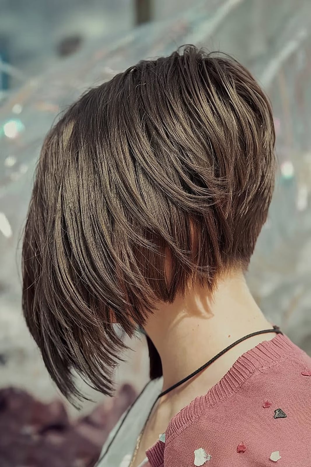 Inverted Bob With Sharp Angle Back View Inverted Bob With Sharp Angle Back View — Simple Layered Bob Hairstyles