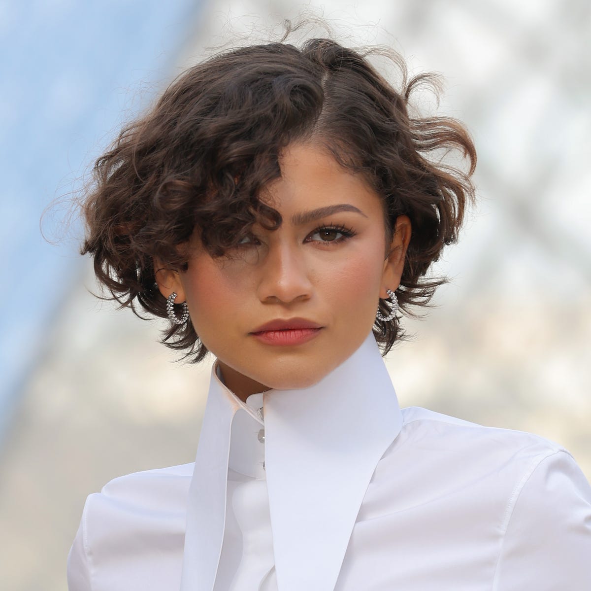 Chin Length Bob On Naturally Curly Hair Chin Length Bob On Naturally Curly Hair — Simple Layered Bob Hairstyles