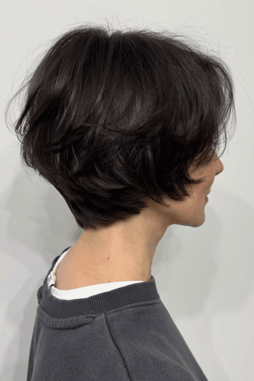 Chin Length Layered Bob With Stacked Back Chin Length Layered Bob With Stacked Back — Simple Layered Bob Hairstyles