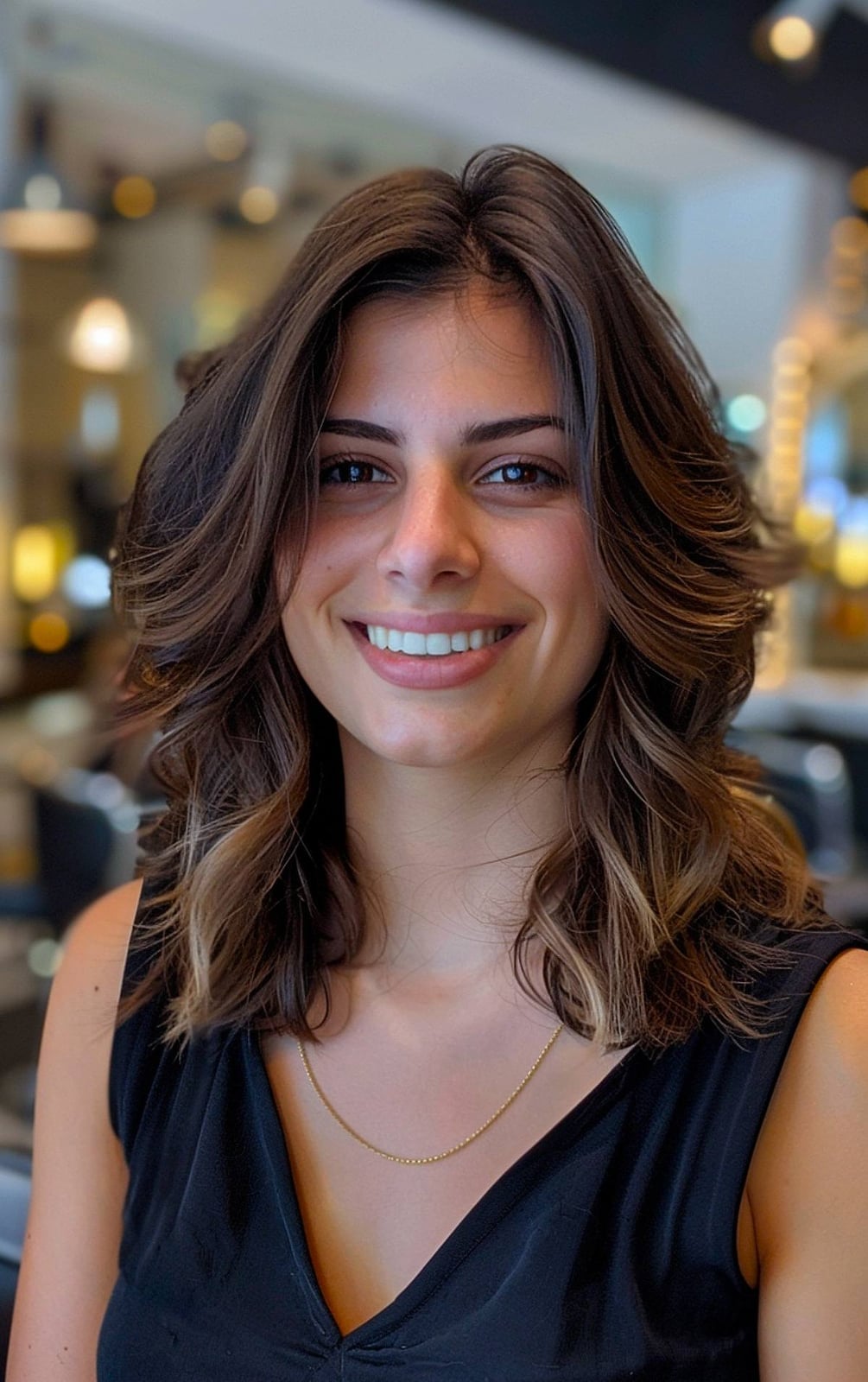 Voluminous Shoulder Length Layers Voluminous Shoulder Length Layers — Simple Layers Hairstyles