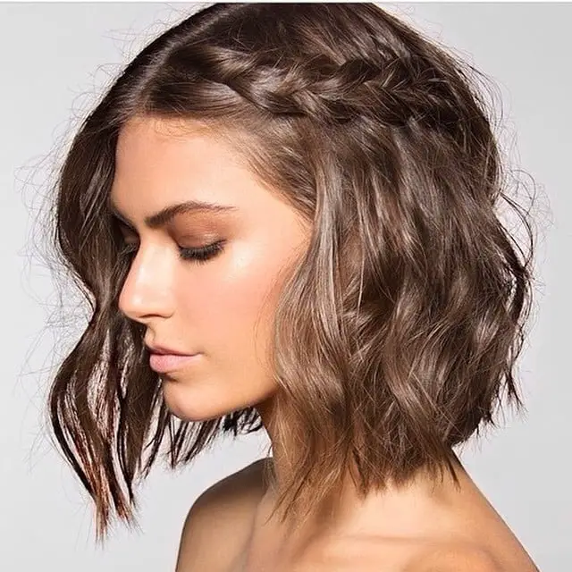 Braided Chin Length Bob Braided Chin Length Bob — Simple Lengths Haircut