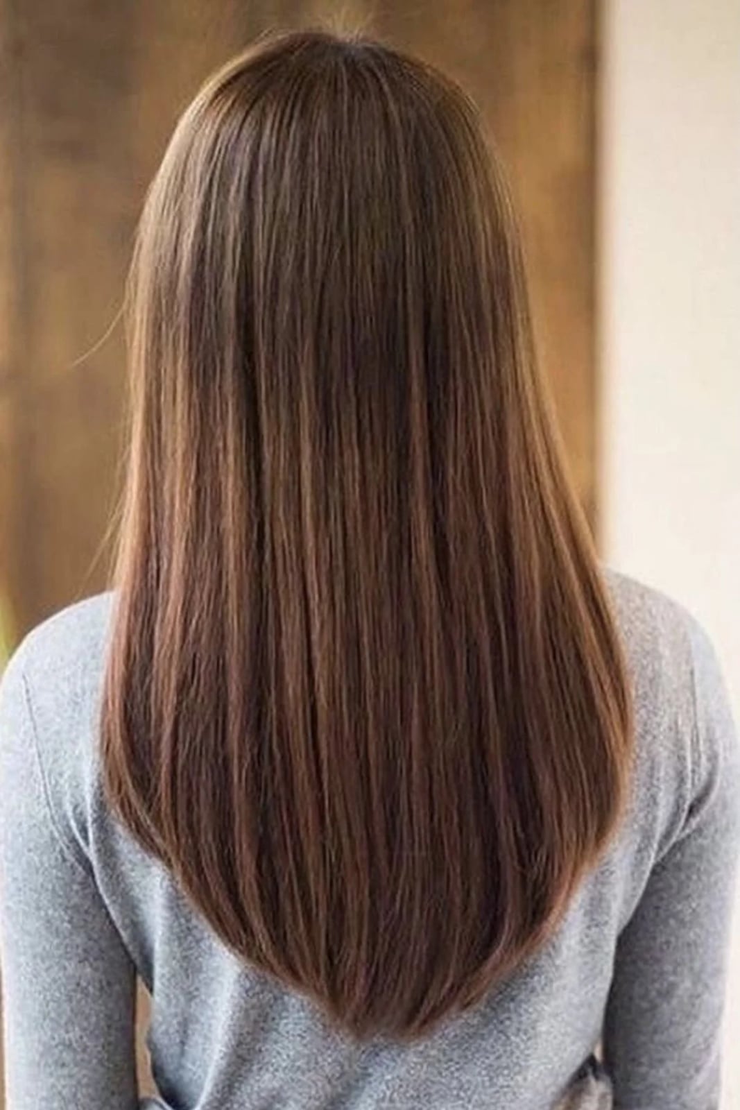 Mid-Back Straight Classic Brown Cut Mid-Back Straight Classic Brown Cut — Simple Long Haircuts