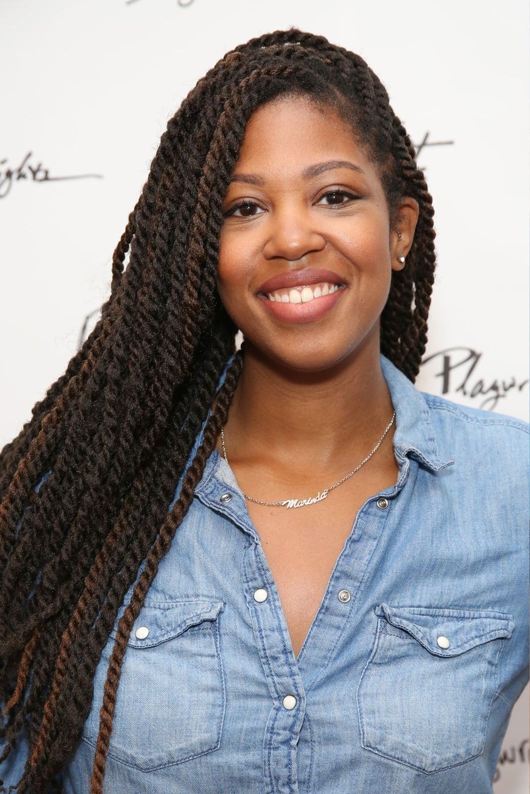Loose Shoulder Length Twists With Auburn Dimension — Simple Marley Twists Hairstyles