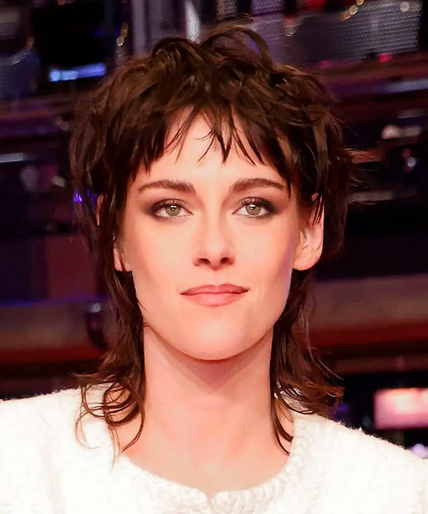 Dark Brown Mullet With Choppy Fringe — Simple Mullet Hairstyles