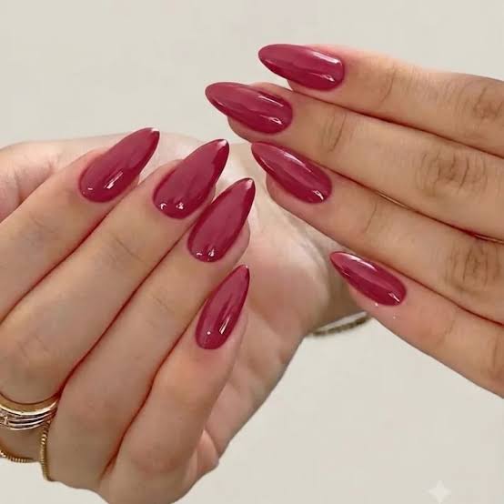 Playful Cherry Motif Short Square Nails — Simple Nail Colors