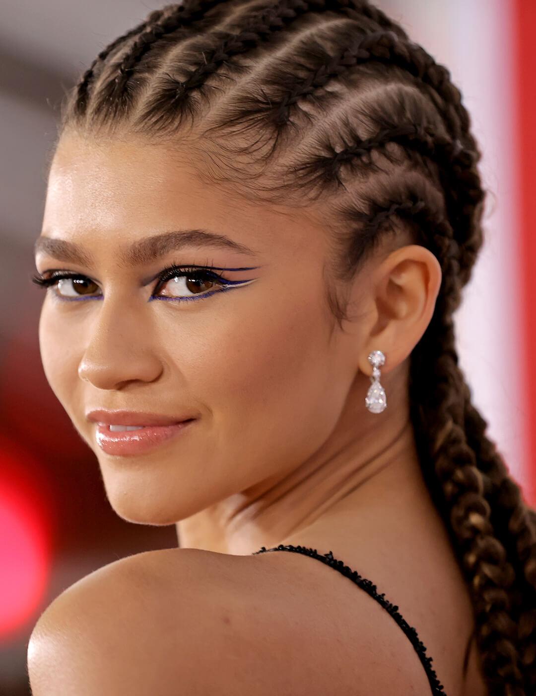 Intricate Cornrows With Subtle Highlights Intricate Cornrows With Subtle Highlights — Simple Natural Braids