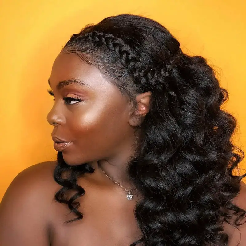 Face-Framing Braid With Loose Waves Face-Framing Braid With Loose Waves — Simple Natural Braids