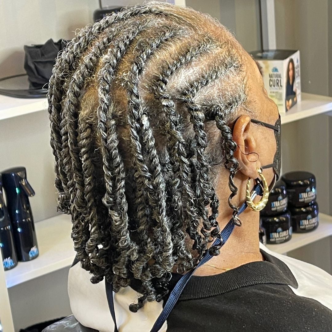 Short Defined Twists To Chin Short Defined Twists To Chin — Simple Natural Braids