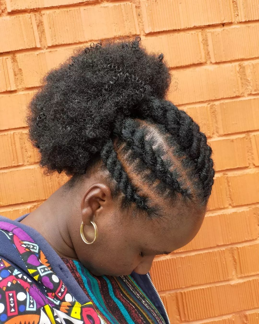 Collarbone Twists With Defined Curly Ends — Simple Natural Hair Twists