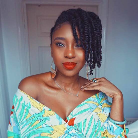 Flat Twists Swept To One Side — Simple Natural Hair Twists