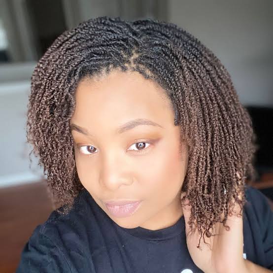 Dense Micro Twists With Gradient Color — Simple Natural Hair Twists