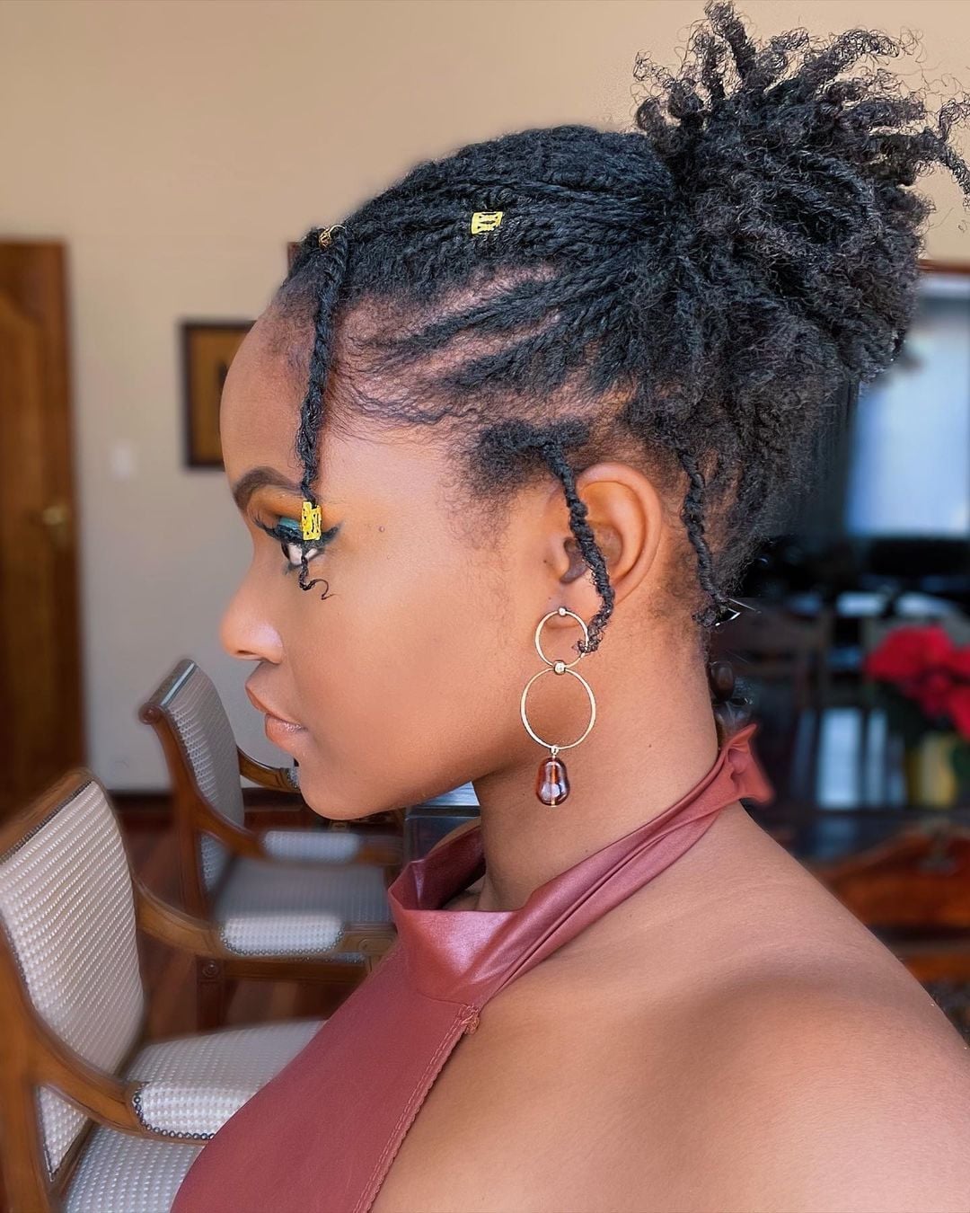 Uniform Mini Twists With Defined Texture, Chin — Simple Natural Hair Twists