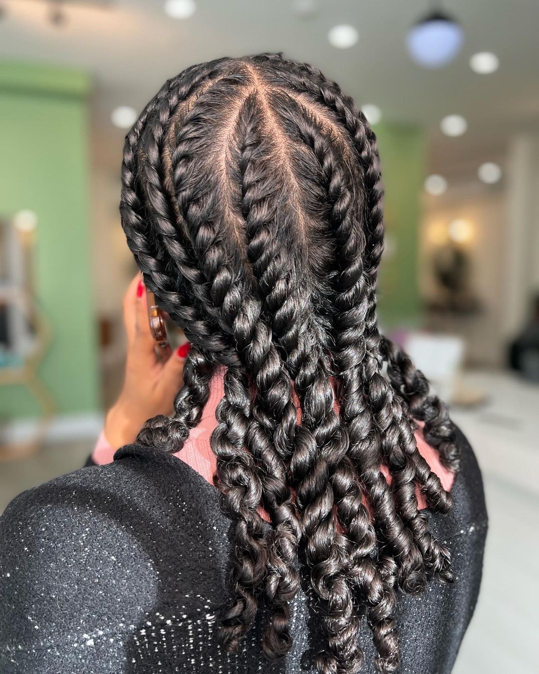 Mid-Back Braided Twists — Simple Natural Twists