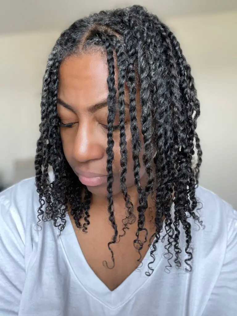 Mini Twists With Black And Gray Tones — Simple Natural Twists