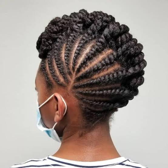 Flat Twists With Clean Scalp Definition — Simple Natural Twists