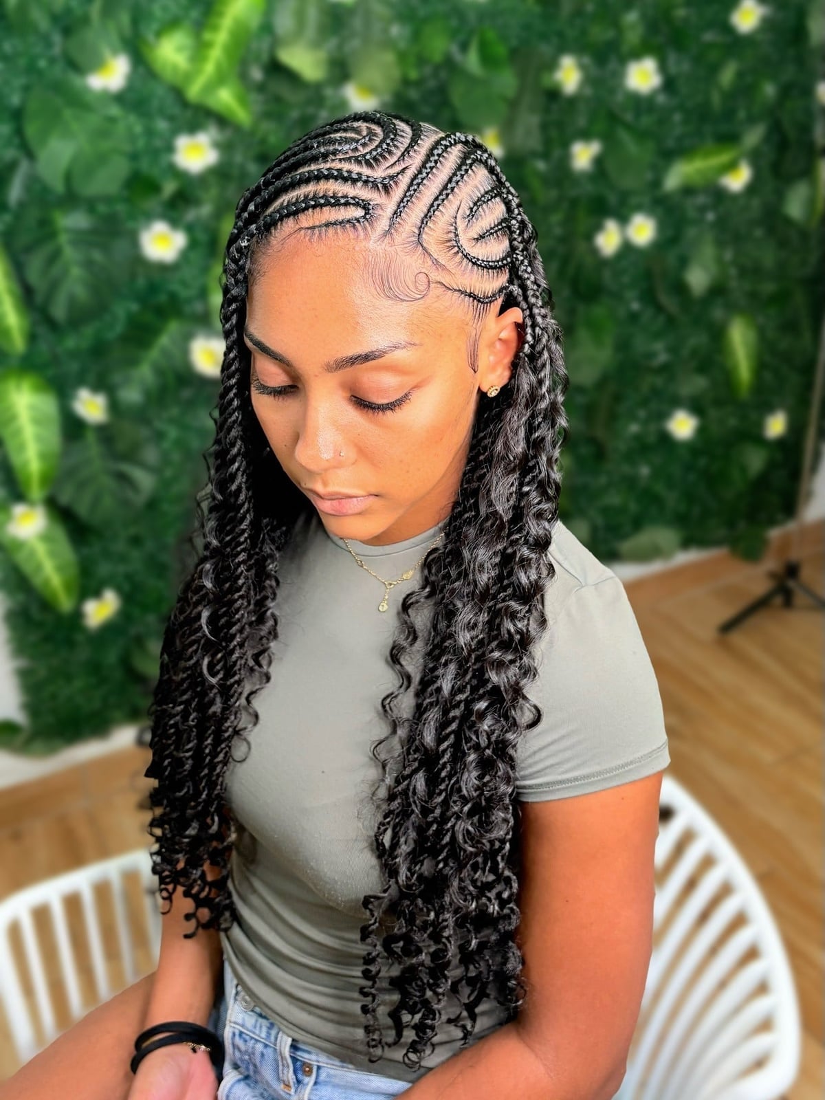 Braids With Voluminous Curly Twists Braids With Voluminous Curly Twists — Simple Parts Braids