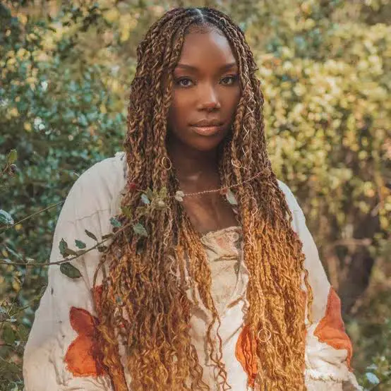 Striking Ombré Blonde and Brown Passion Twists — Simple Passion Twists Hairstyles