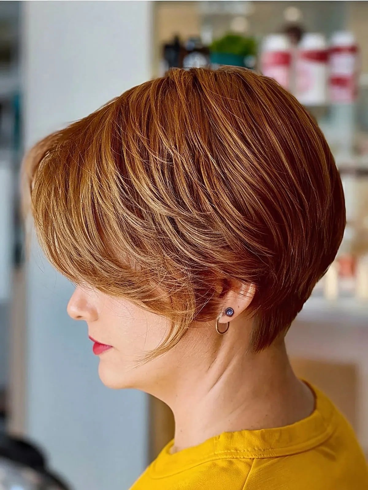 Copper Pixie Bob With Layers Copper Pixie Bob With Layers — Simple Pixie Bob Haircut