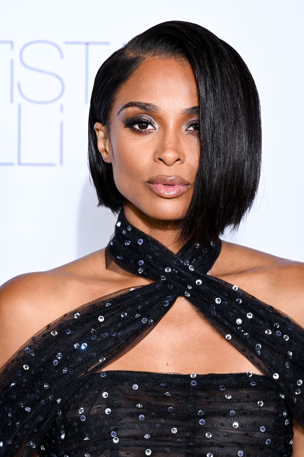 Sleek Chin Length Black Bob Sleek Chin Length Black Bob — Simple Pixie Bob Haircut