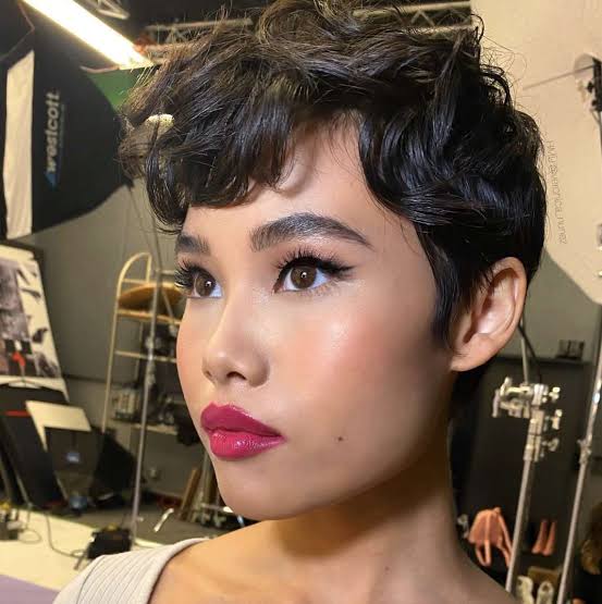Tousled Dark Brown Pixie Bob Tousled Dark Brown Pixie Bob — Simple Pixie Bob Haircut