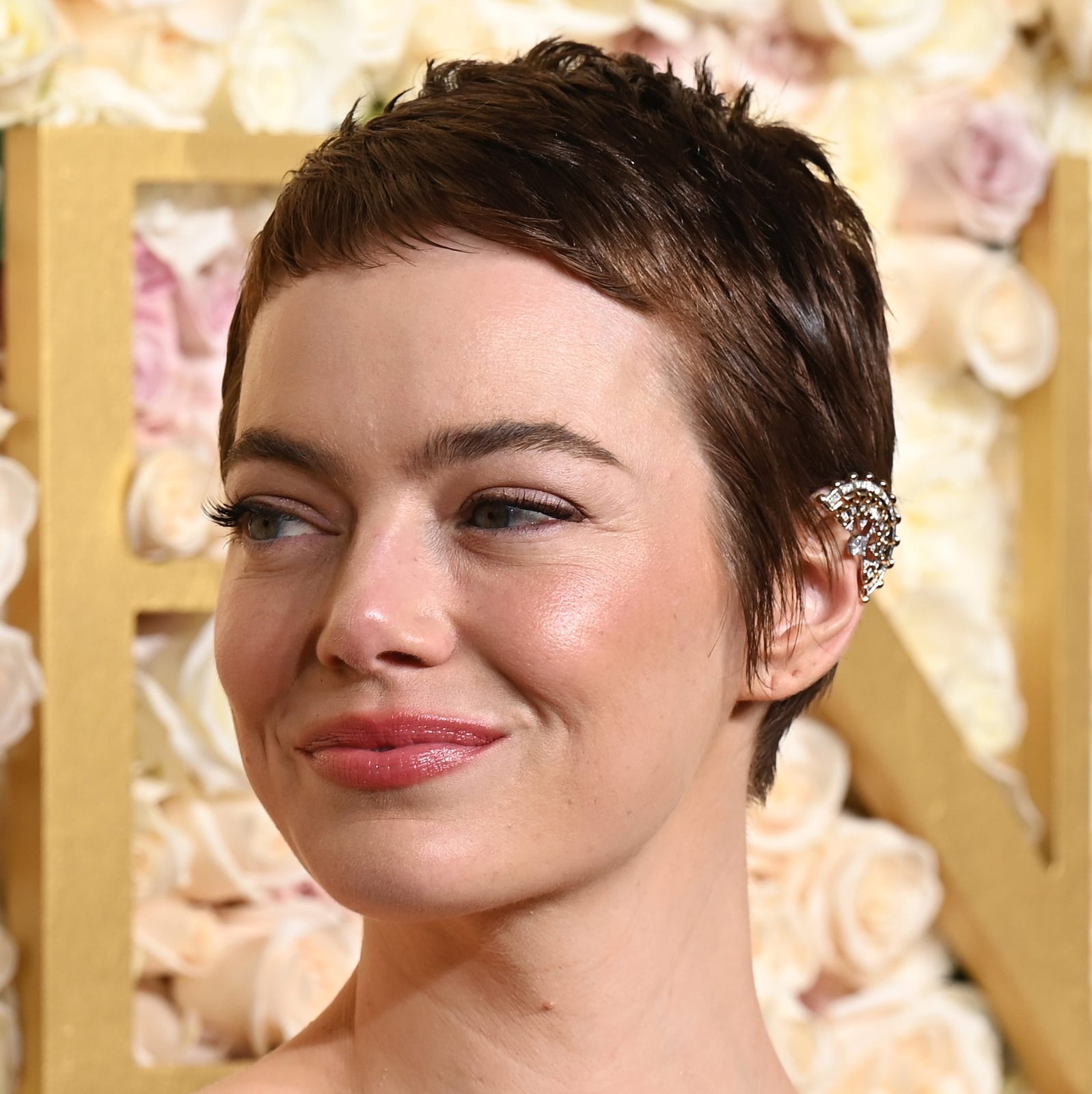 Textured Dark Brown Pixie With Middle Part Textured Dark Brown Pixie With Middle Part — Simple Pixie Cut Hairstyles