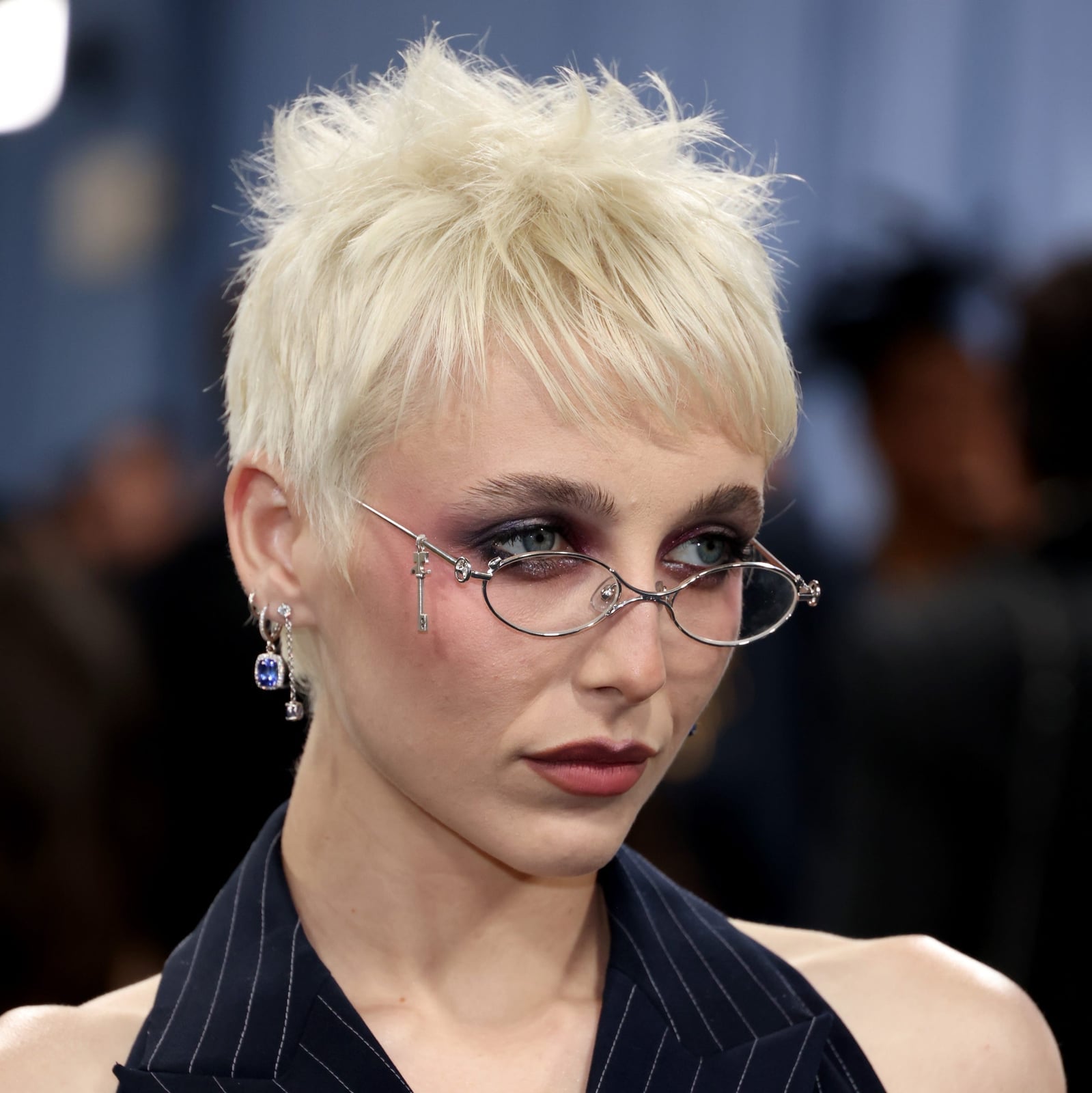Textured Blonde Pixie with Sharp Style — Simple Pixie Haircuts